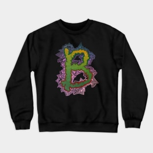 initial b Crewneck Sweatshirt